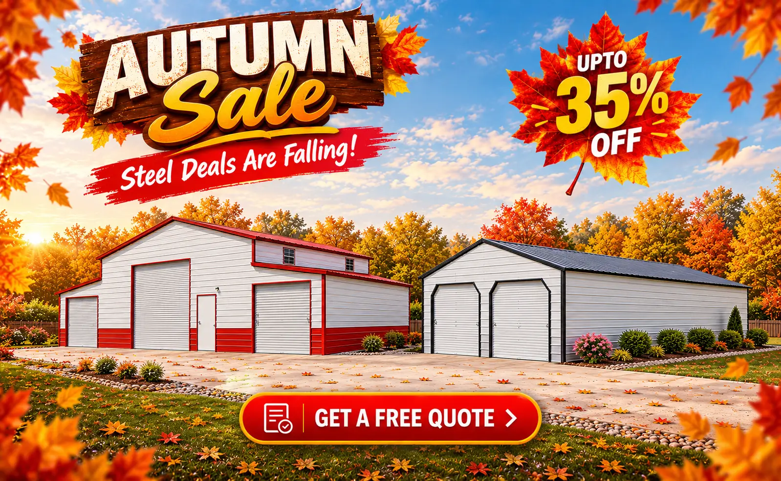 Bulldog Steel Structures Autumn Sale Offer