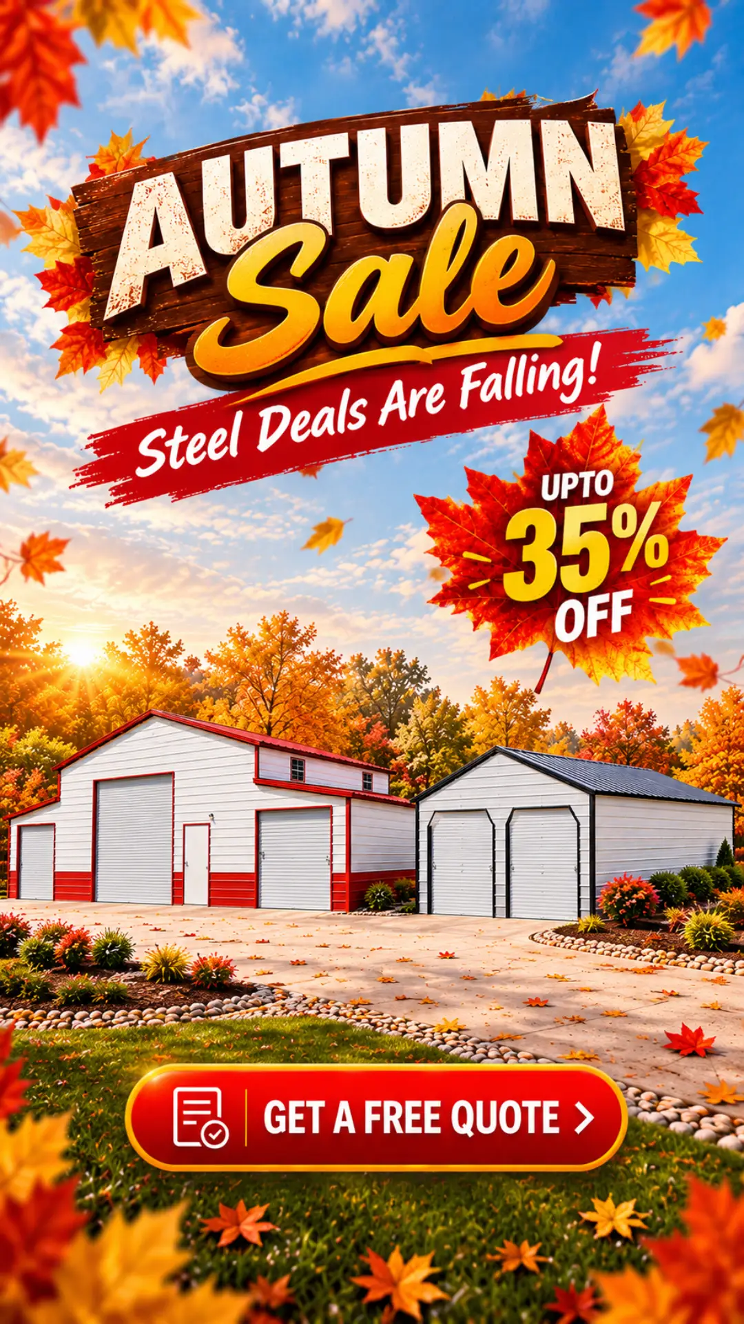 Bulldog Steel Structures Autumn Sale Offer
