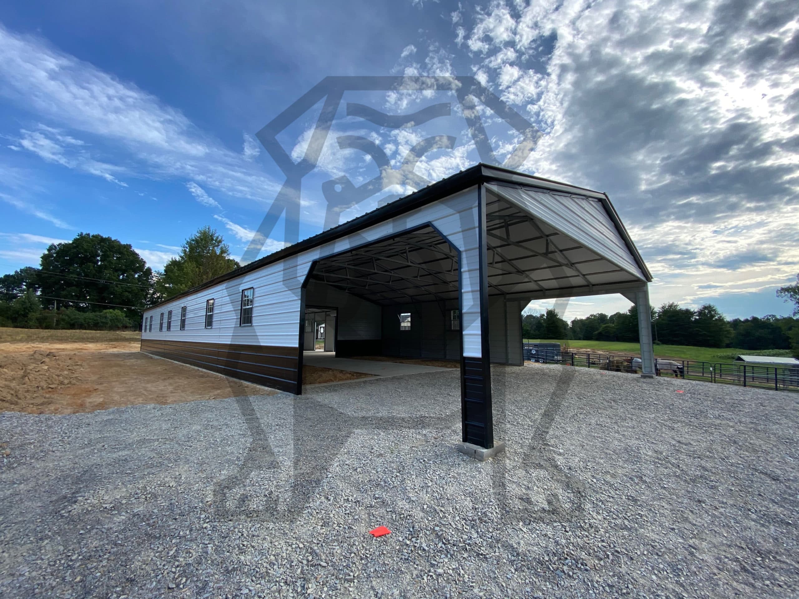 30' x 90' x 9' With 30' Storage