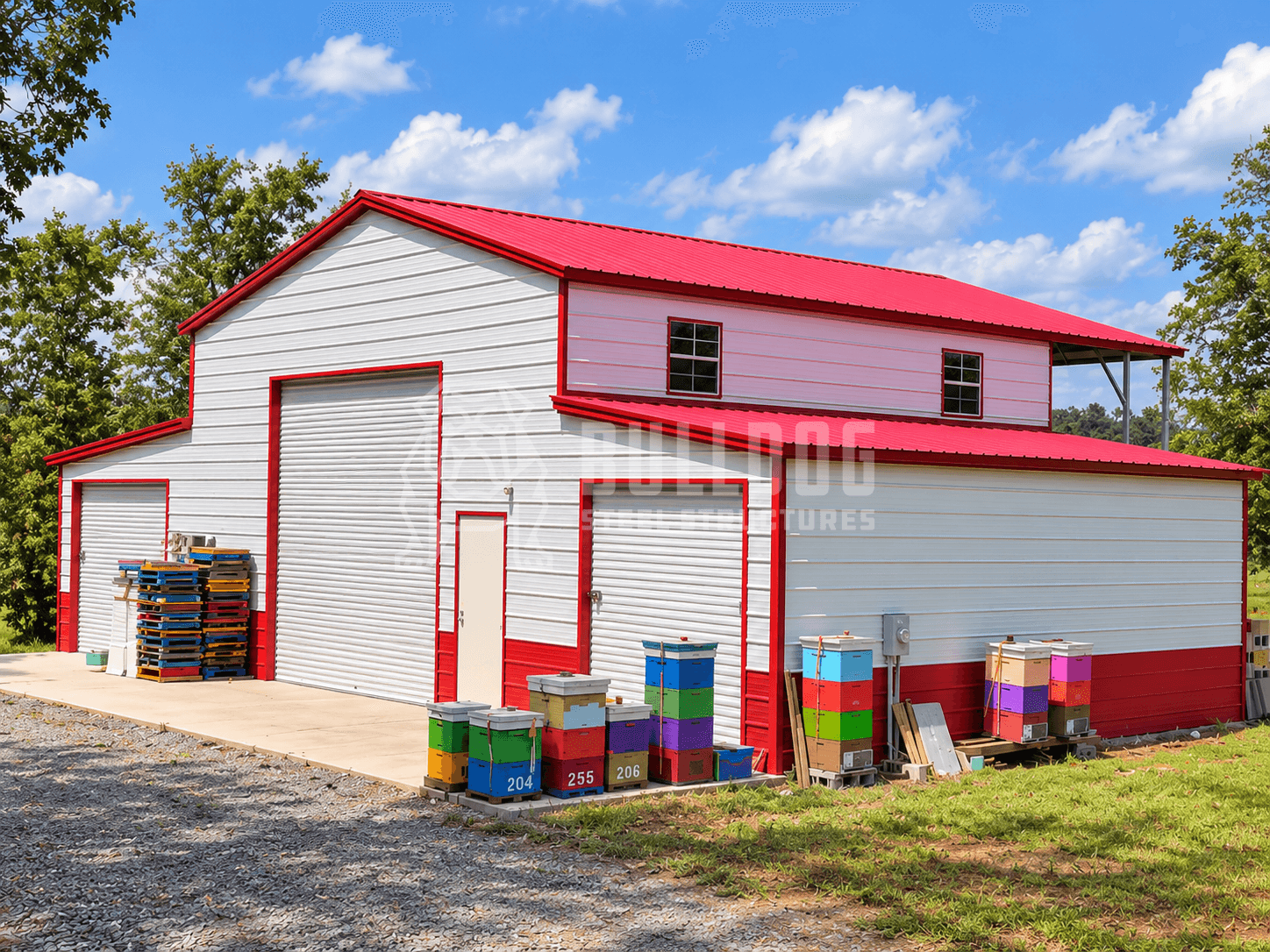 54' x 40' x 15'-9' Custom Carolina Barn