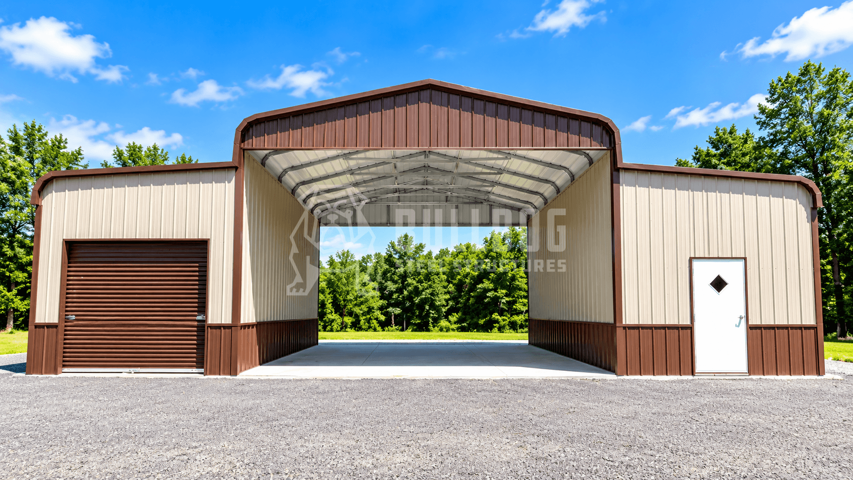 50' x 25' x 14'-11' All Vertical Horse Barn