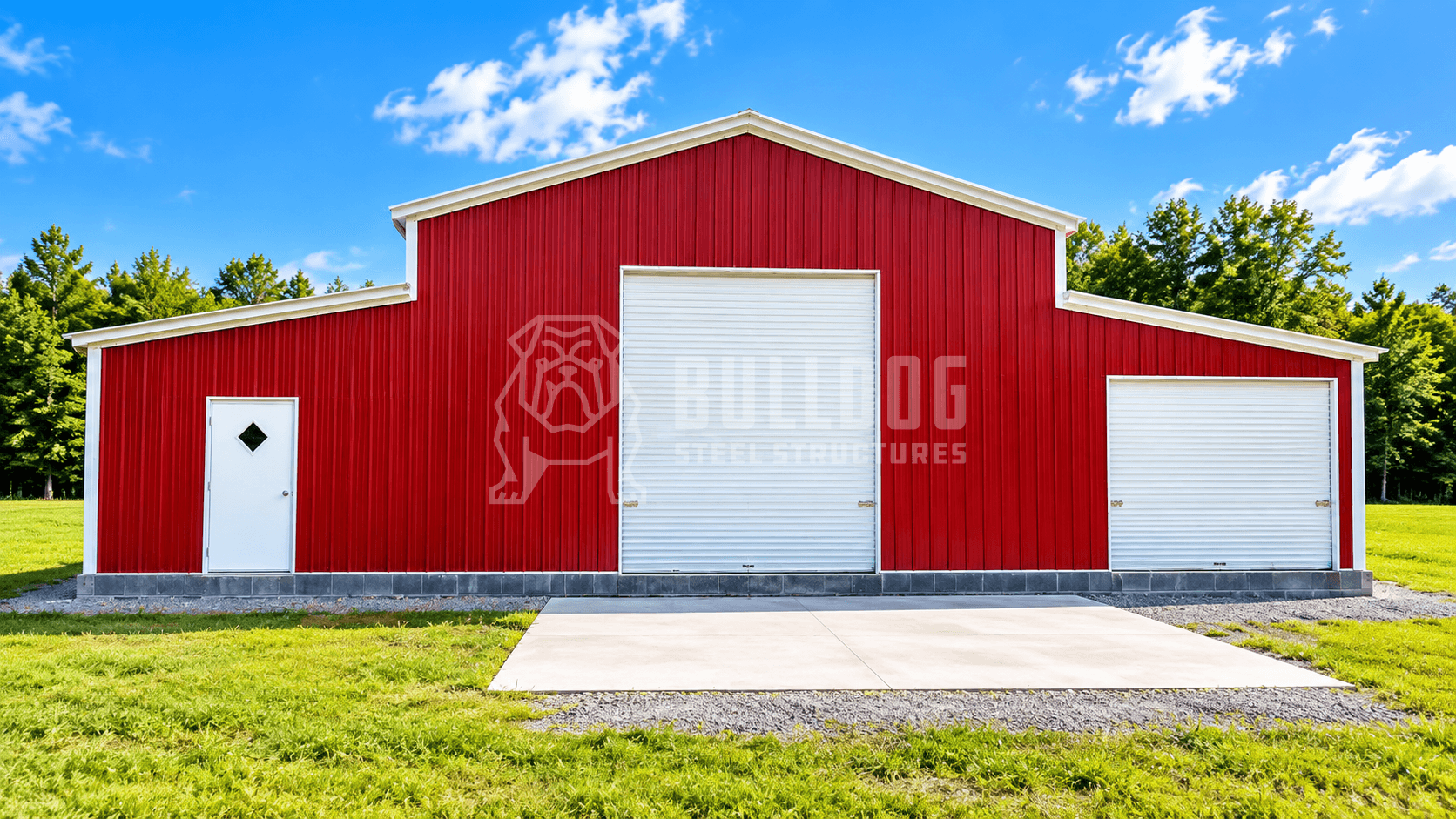 48' x 40' x 14'-8' All Vertical Carolina Barn