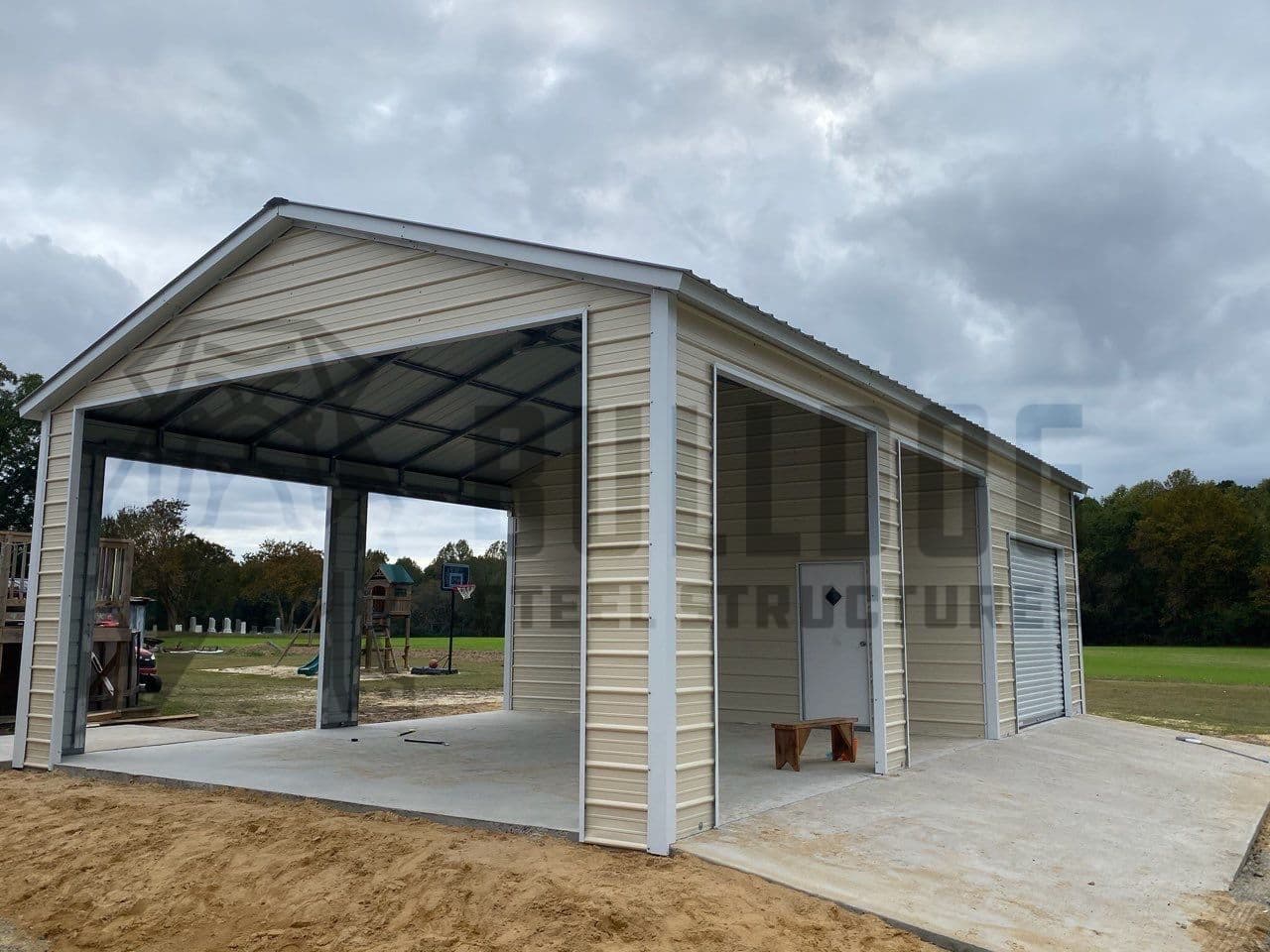 20' x 45' x 12' With 15' Storage