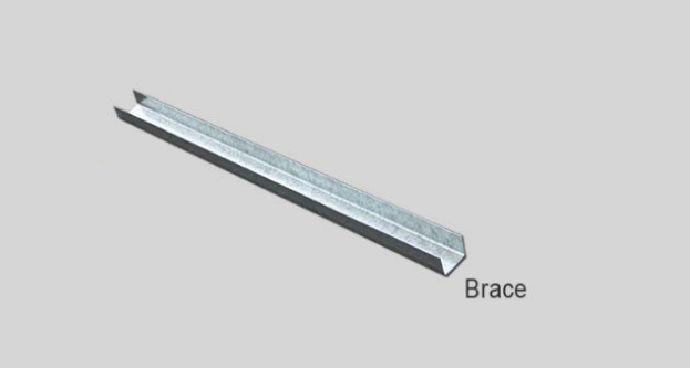 Brace used in Bulldog metal buildings
