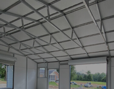 metal garage ceiling
