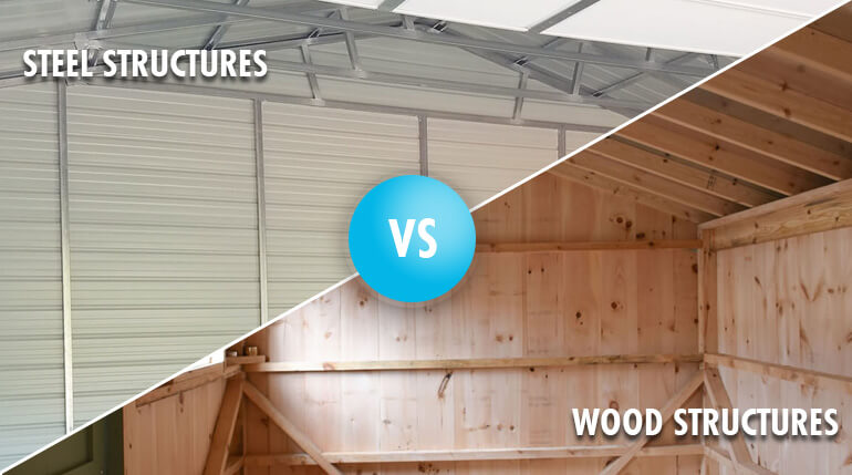 wood vs steel structures