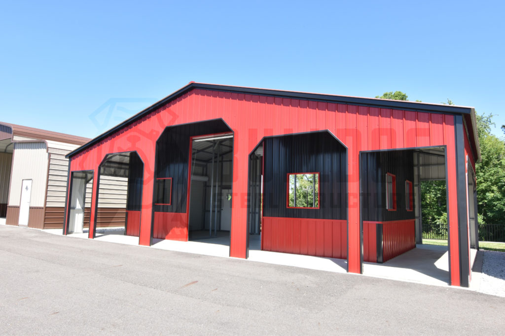 Custom red Seneca barn.