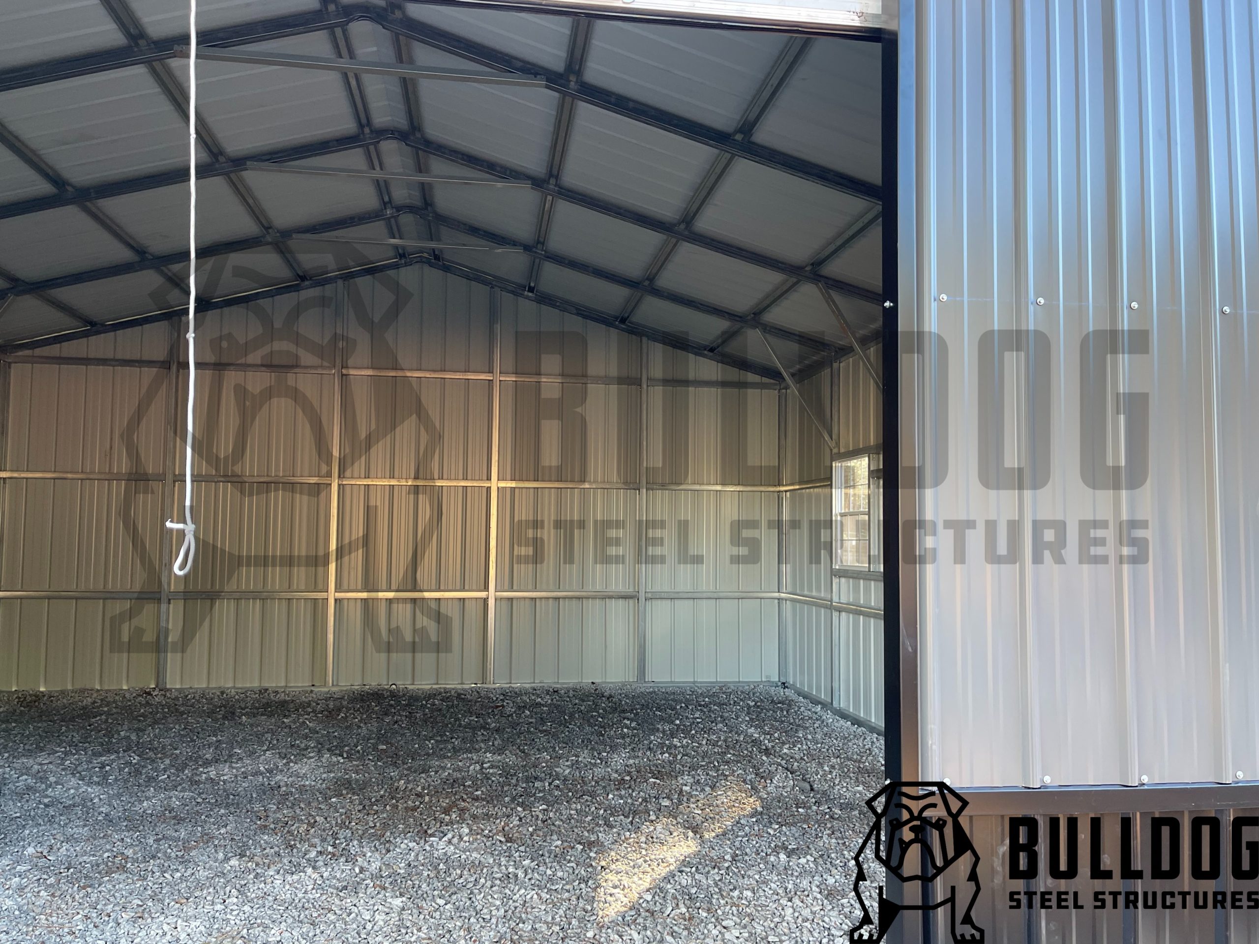 30' x 45' x 10' Garage  Bulldog Steel Structures